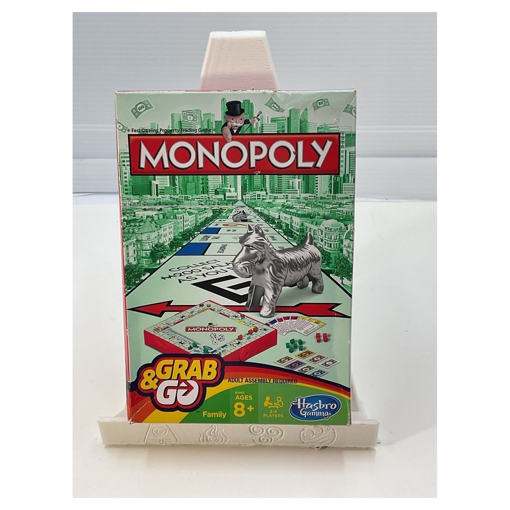 Hasbro Monopoly Grab‎ & Go Travel Board Game B1002 New